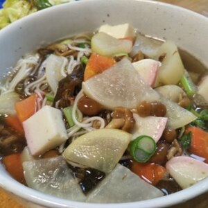 具沢山！にゅう麺　けんちん風